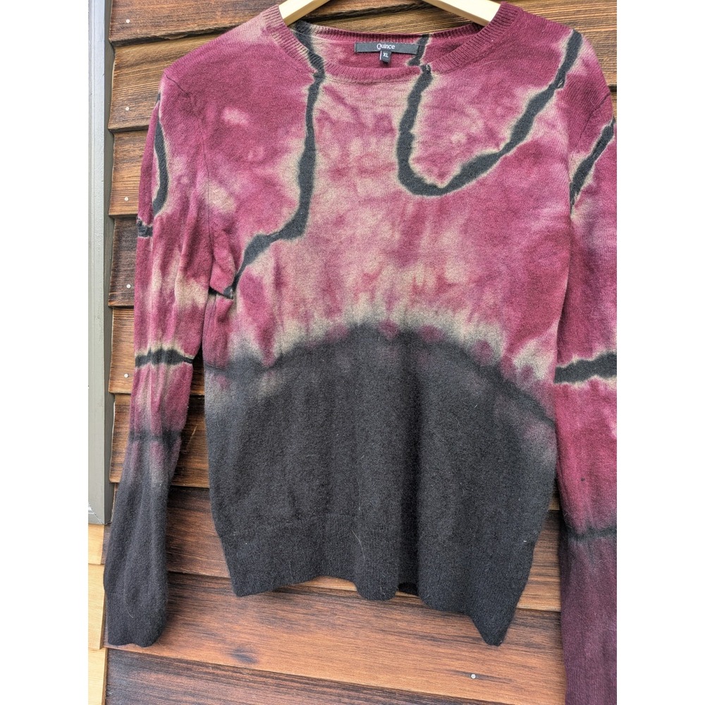 Quince Custom Sweater Womens XL Black 100% Mongolian Cashmere Crewneck Sweater